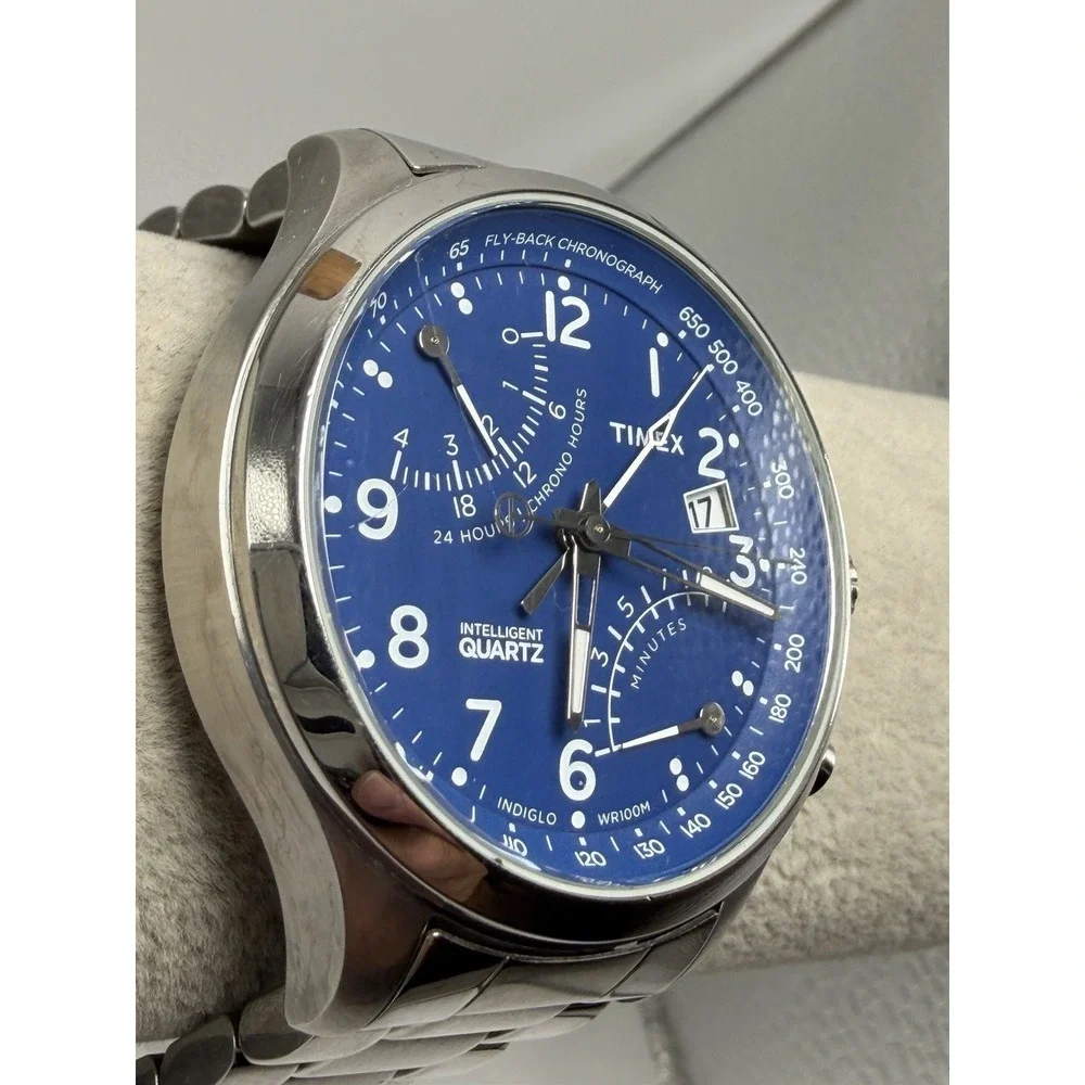 Timex Intelligent Quartz TW2P60600 New Battery Mens Watch 43MM 6.5